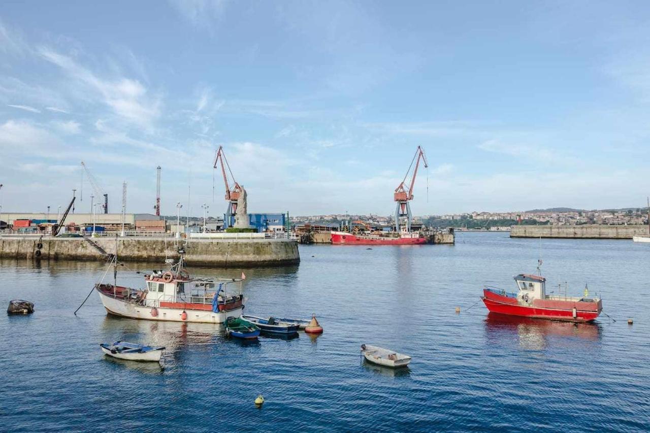 Ferienwohnung Atico Lujo Costa Vasca Bilbaoterraza Mar Jacuzi Santurtzi Exterior foto
