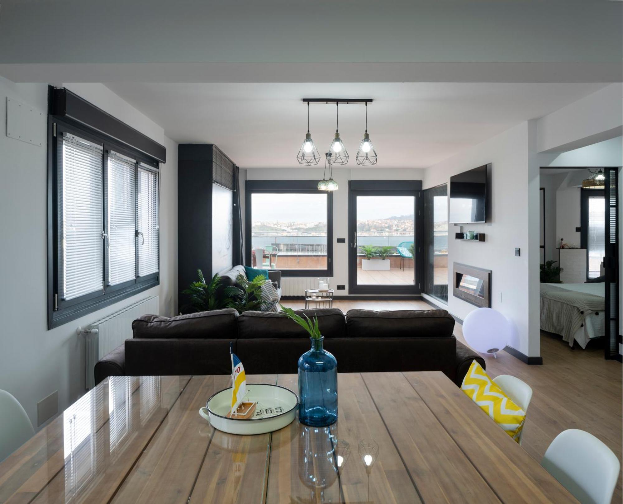 Ferienwohnung Atico Lujo Costa Vasca Bilbaoterraza Mar Jacuzi Santurtzi Exterior foto